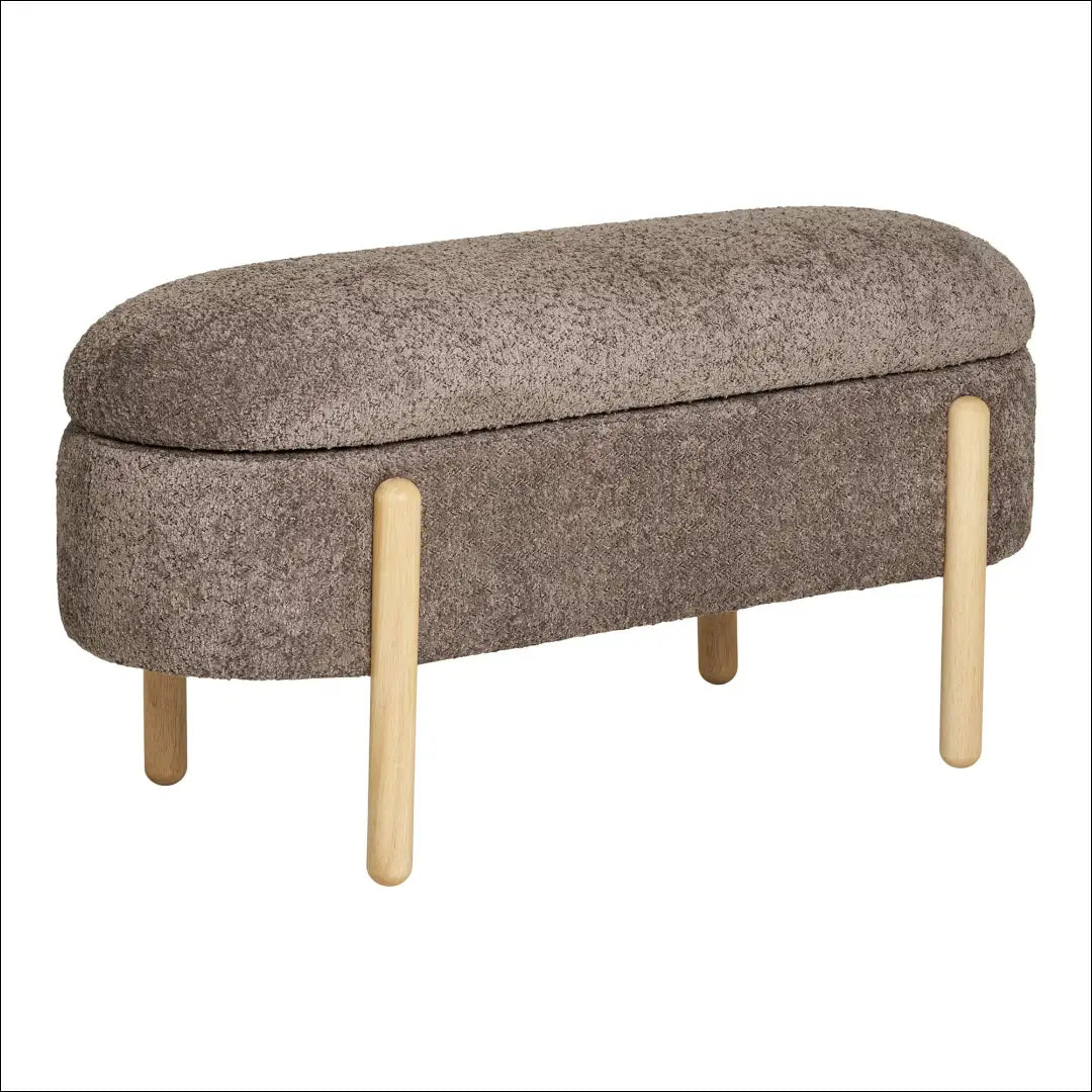 Suoliukas su daiktadėže rudas/natūralus 97x40x48 cm RD259 - €162 Save 15% 100-200, __label:Pristatymas 5-14 d.d.,