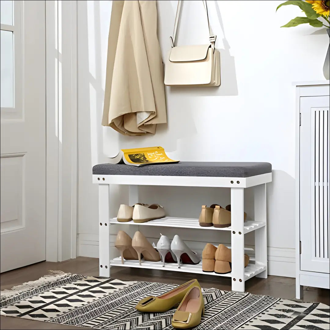Suoliukas su lentynomis/daiktadėže SM1084 - €92 Save 40% 50-100, __label:Pristatymas 5-14 d.d., batu-suoliukas,