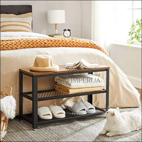 Suoliukas su lentynomis/daiktadėže SM1090 - €82 Save 40% 50-100, __label:Pristatymas 5-14 d.d., batu-lentyna,