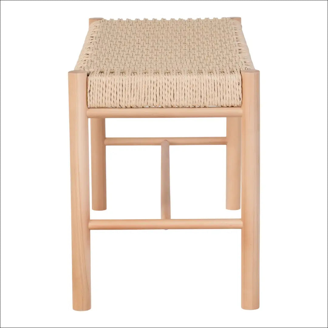 Suoliukas su natūralia pinta sėdyne tuopos mediena natūrali 80x35x45 cm RD265 - €119 Save 15% 100-200,