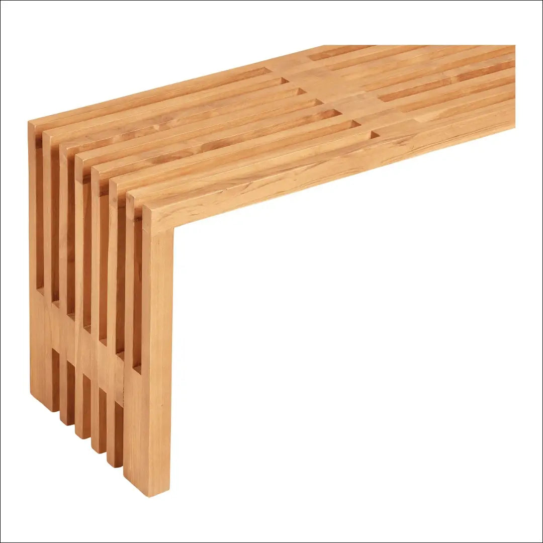 Suoliukas tikmedžio natūralios spalvos 140x35x48 cm RD250 - €252 Save 15% __label:Pristatymas 5-14 d.d., Benches,