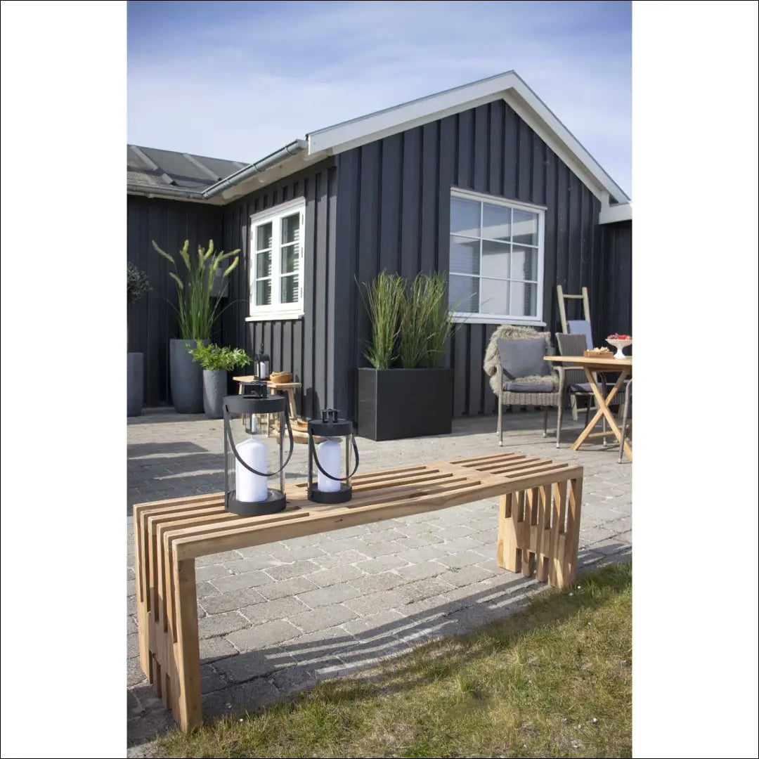 Suoliukas tikmedžio natūralios spalvos 140x35x48 cm RD250 - €252 Save 15% __label:Pristatymas 5-14 d.d., Benches,