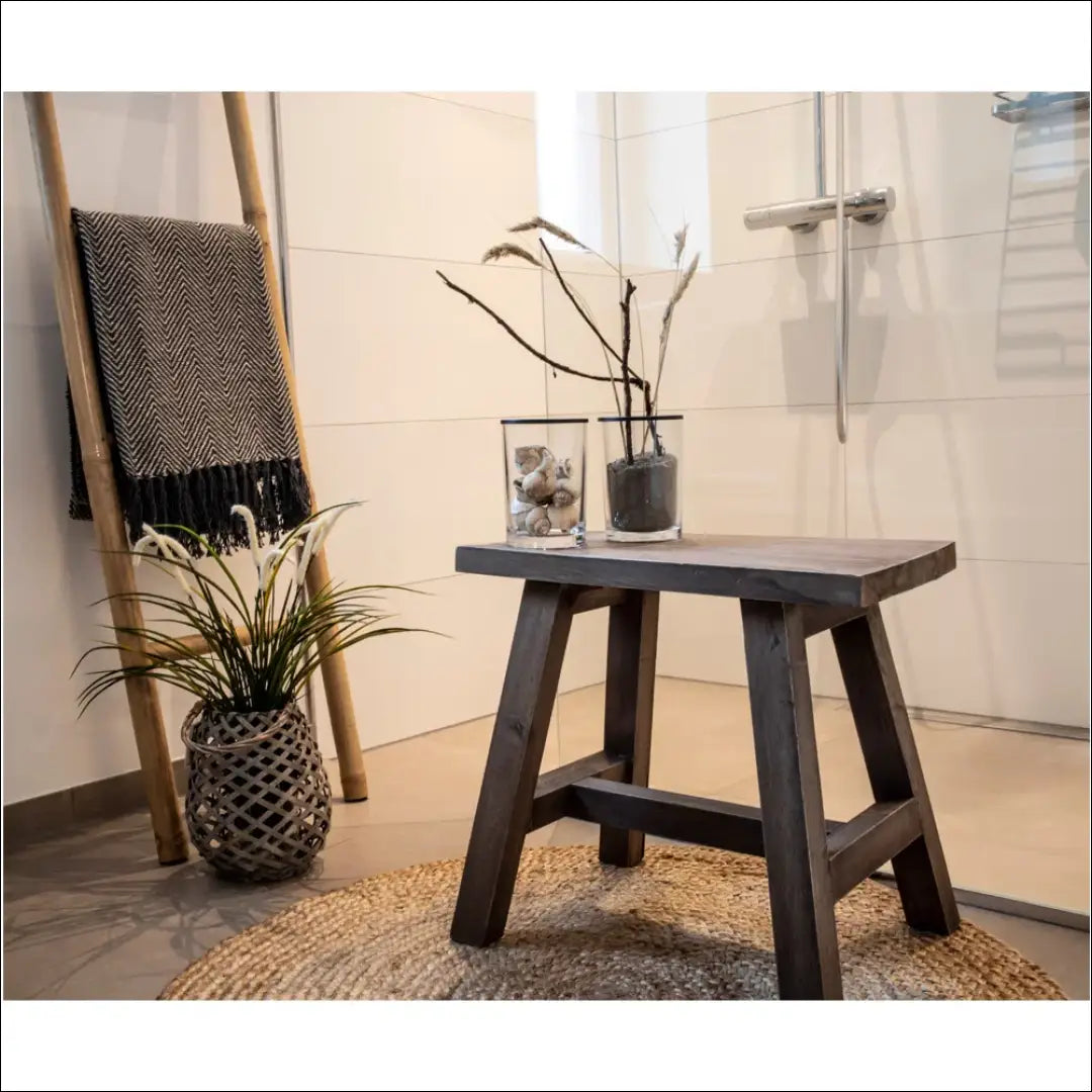 Suoliukas tikmedžio natūralus 50x25x45 cm RD245 - €103 Save 15% 100-200, __label:Pristatymas 5-14 d.d., Benches,