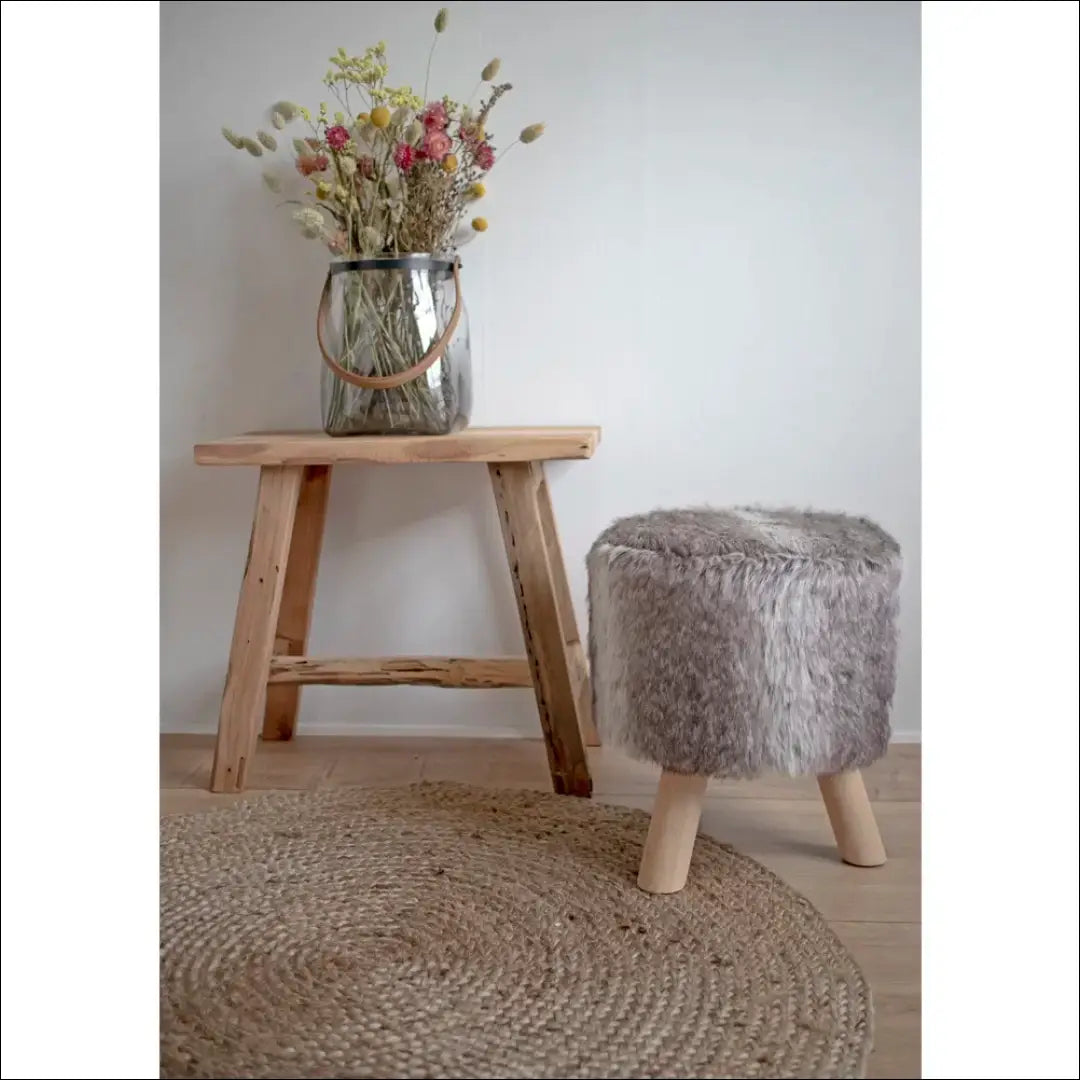 Suoliukas tikmedžio natūralus 50x25x45 cm RD245 - €103 Save 15% 100-200, __label:Pristatymas 5-14 d.d., Benches,