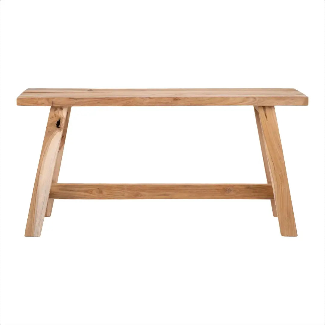 Suoliukas tikmedžio natūralus 90x25x45 cm RD246 - €142 Save 15% 100-200, __label:Pristatymas 5-14 d.d., Benches,