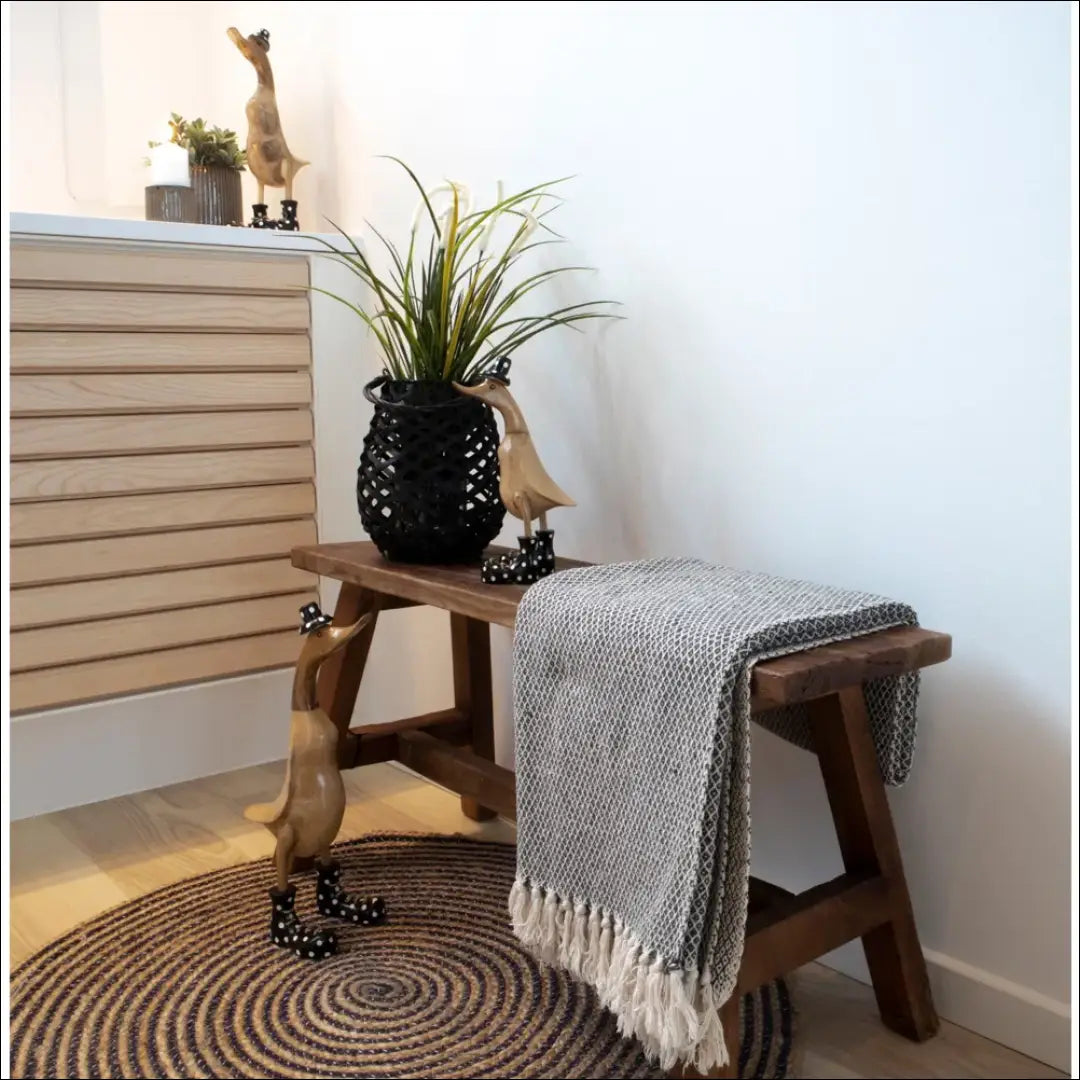 Suoliukas tikmedžio natūralus 90x25x45 cm RD246 - €142 Save 15% 100-200, __label:Pristatymas 5-14 d.d., Benches,