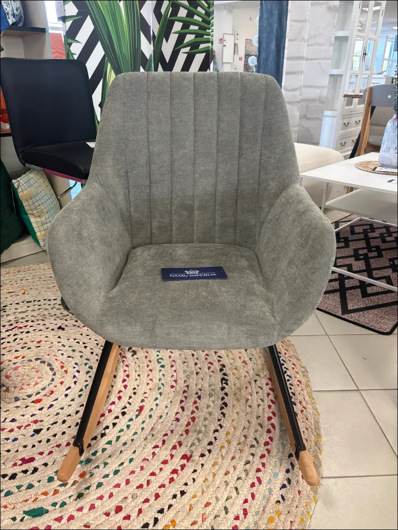 Supama kėdė MI788 - €88 Save 50% 50-100, __label:Pristatymas 1-2 d.d., color-pilka, foteliai, kedes-valgomojo €50