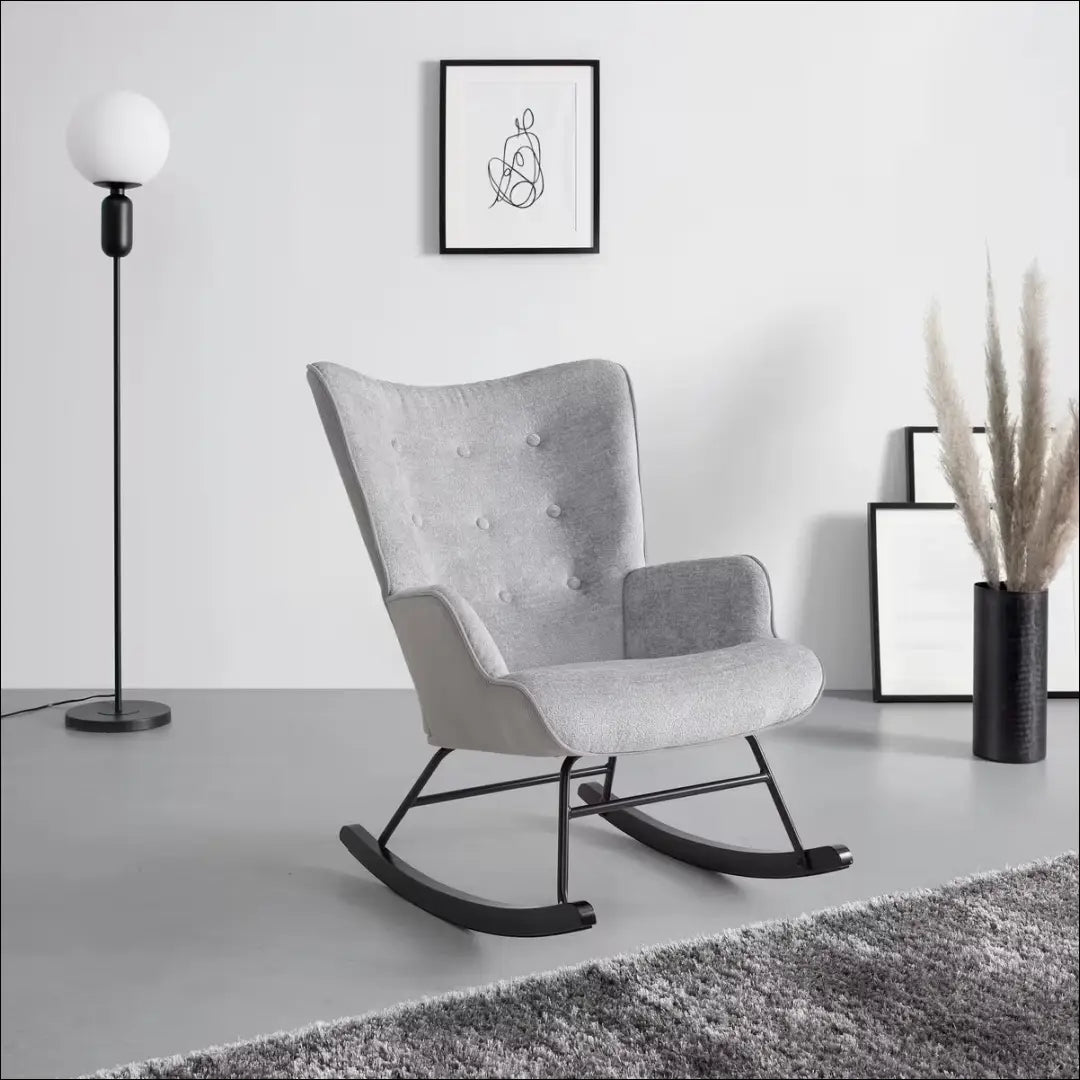 Supamas fotelis MI1003 - €85 Save 50% 50-100, __label:Pristatymas 1-2 d.d., color-pilka, foteliai, material-poliesteris