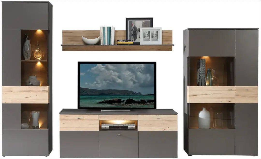 Svetainės komplektas su LED apšvietimu SI2176 - €430 Save 50% __label:Pristatymas 1-2 d.d., biuro-baldai,