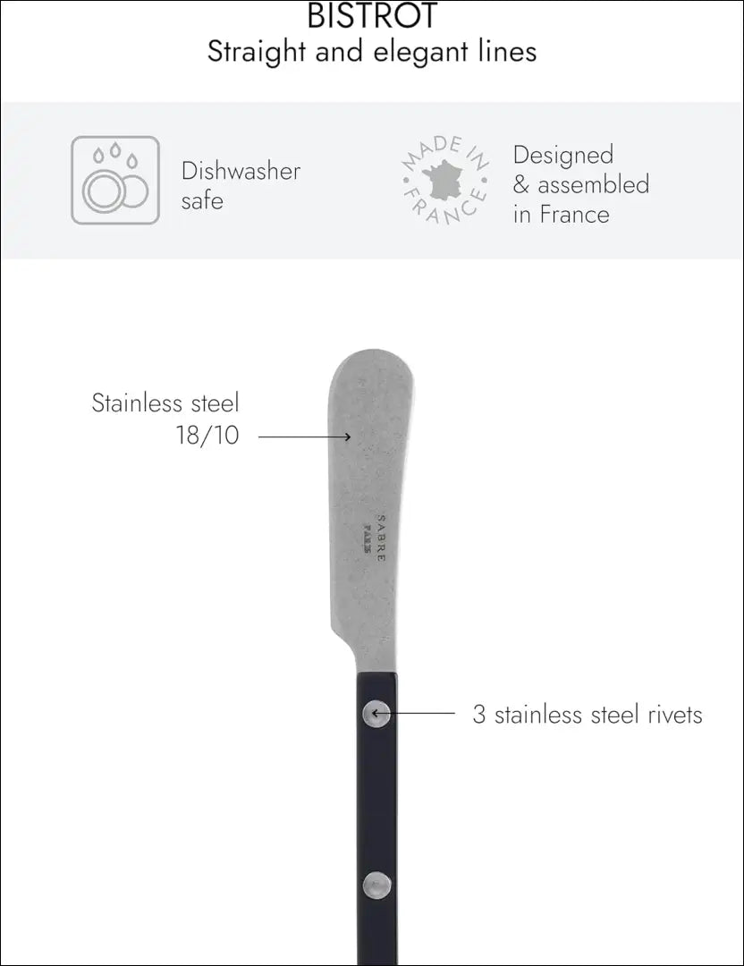 Sviesto tepimo peilių komplektas (4vnt) DI11916 - €24 Save 50% __label:Pristatymas 1-2 d.d., color-juoda,