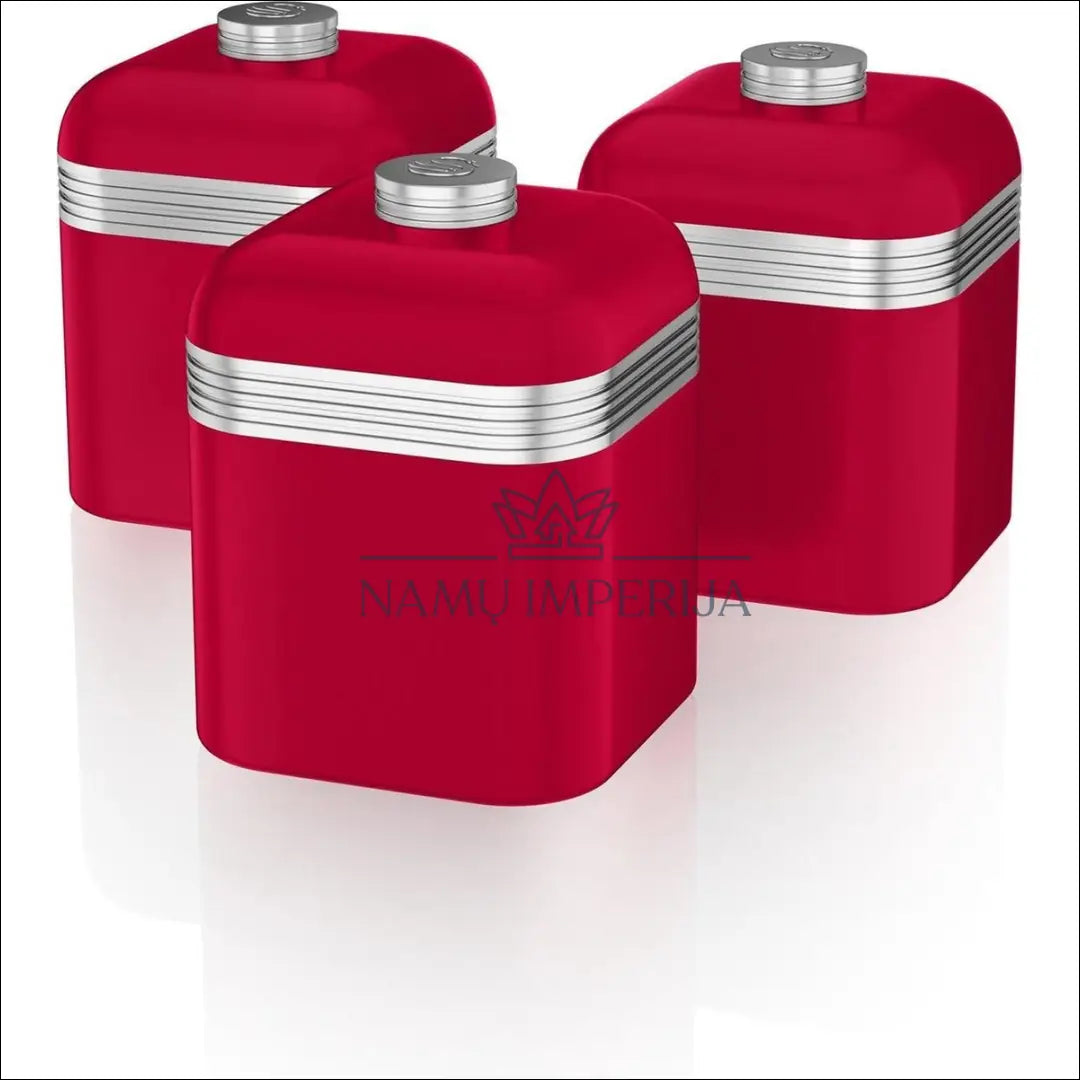 Swan retro laikymo skardinių rinkinys (3vnt) DA0043 - €39 Save 50% 25-50, __label:Pristatymas 1-2 d.d., virtuves,