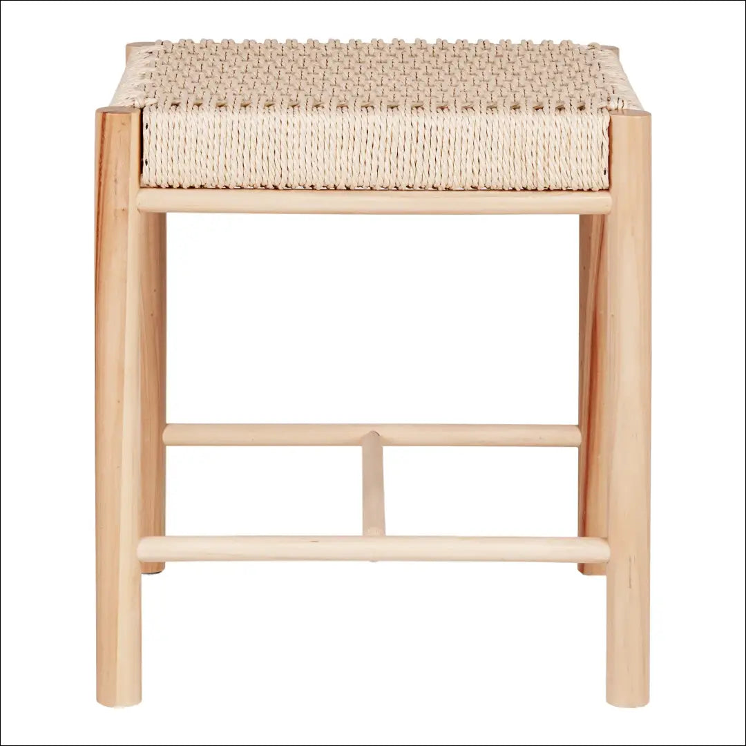 Taburetė su natūralia pinta sėdyne tuopos mediena natūrali 42x42x46,5 cm RD283 - €82 Save 15% 50-100,