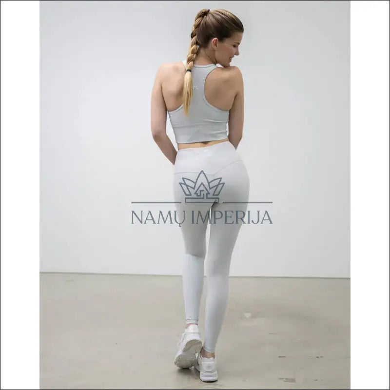 Tamprės aukštu liemeniu “Kuuno” DI7698 __label:Pristatymas 1 2 d.d., color pilka, drabuziai, material elastanas,
