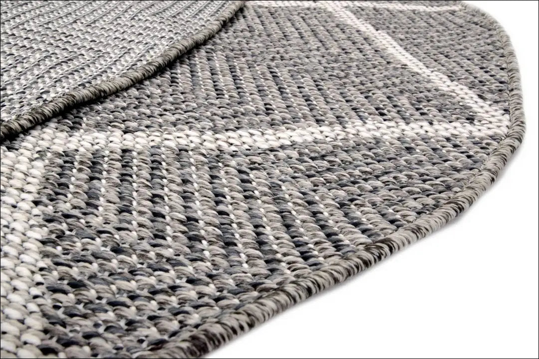 Terasos kilimas RU1106 - €49 Save 50% 25-50, __label:Pristatymas 1-2 d.d., apvalus, color-pilka, Dydis-160-cm-skersmuo