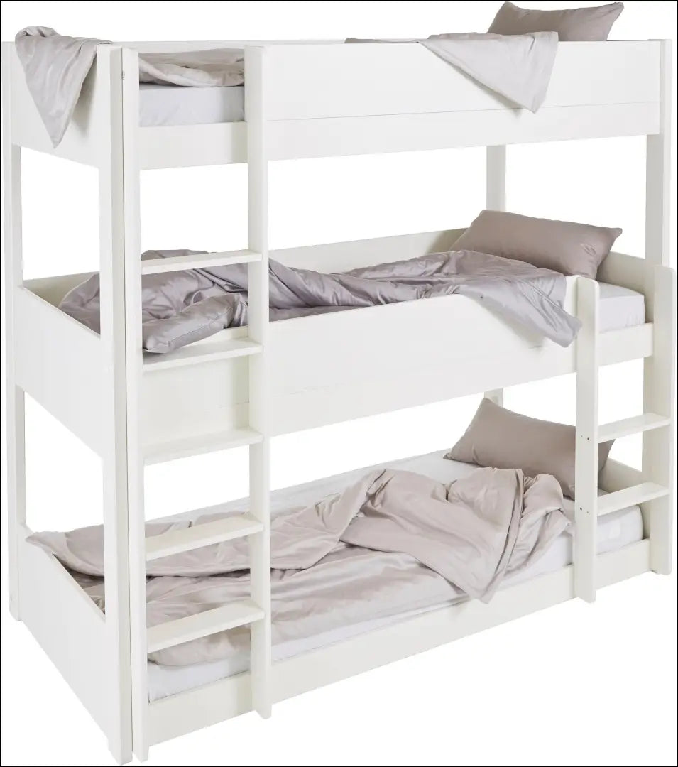 Triaukštė lovytė GI757 - €315 Save 50% __label:Pristatymas 1-2 d.d., color-balta, lovos-miegamojo, material-mdf,