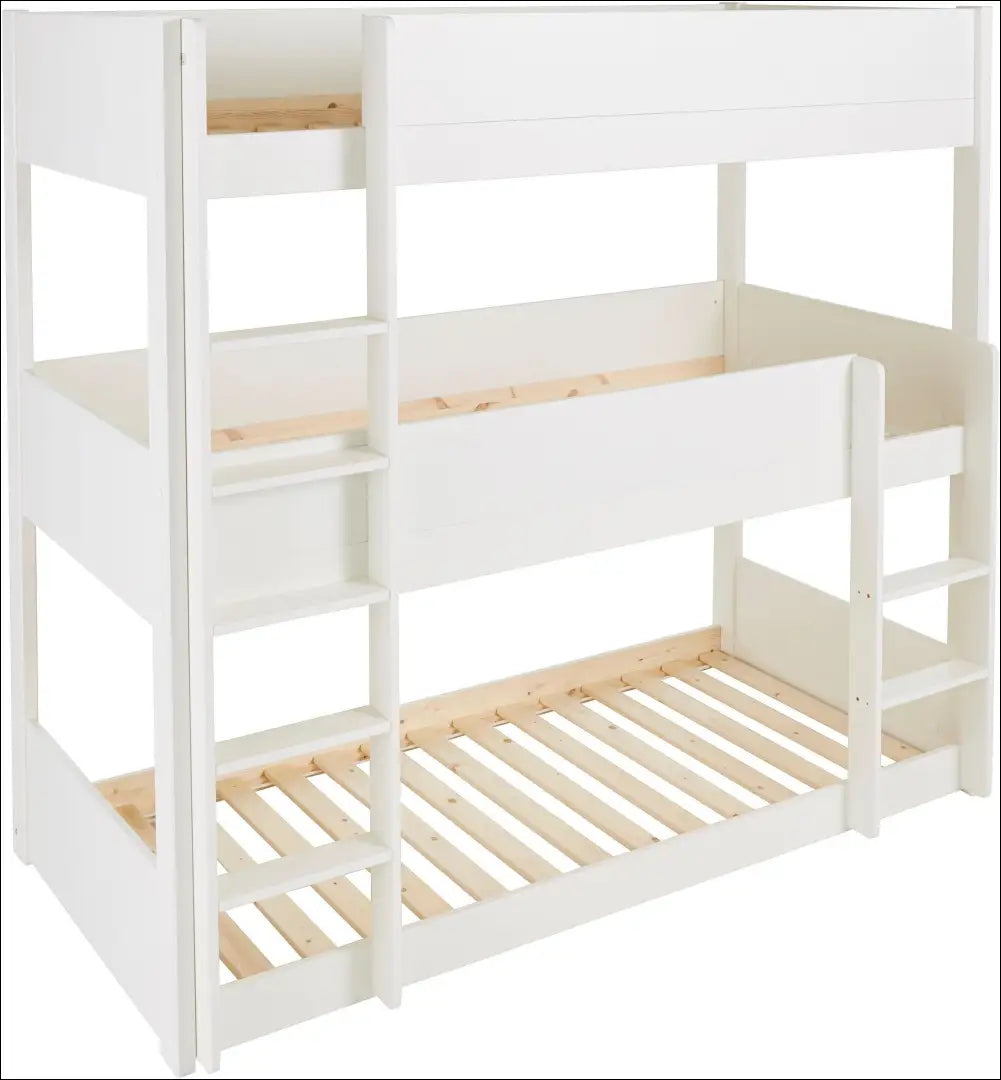 Triaukštė lovytė GI757 - €315 Save 50% __label:Pristatymas 1-2 d.d., color-balta, lovos-miegamojo, material-mdf,