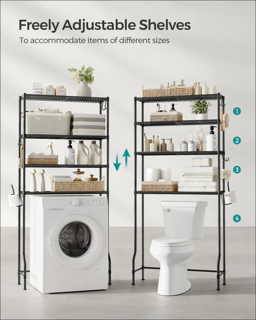 Tualetą apgaubianti lentyna SM787 - €84 Save 40% 50-100, __label:Pristatymas 5-14 d.d., notouch30, pastatoma-lentyna,