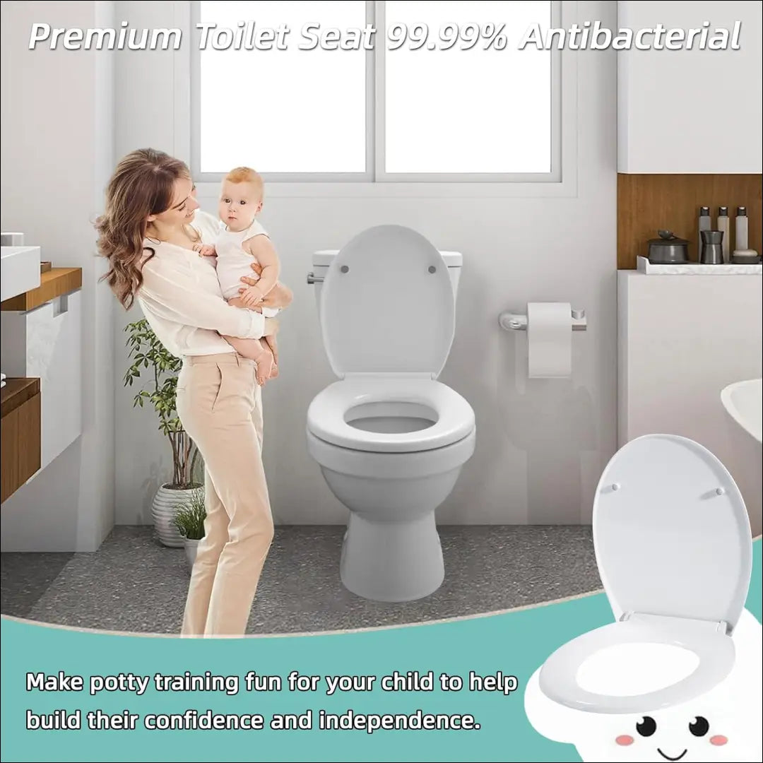Tualeto dangtis su švelnaus uždarymo mechanizmu SP345 - €18 Save 50% __label:Pristatymas 1-2 d.d., color-balta, kita,