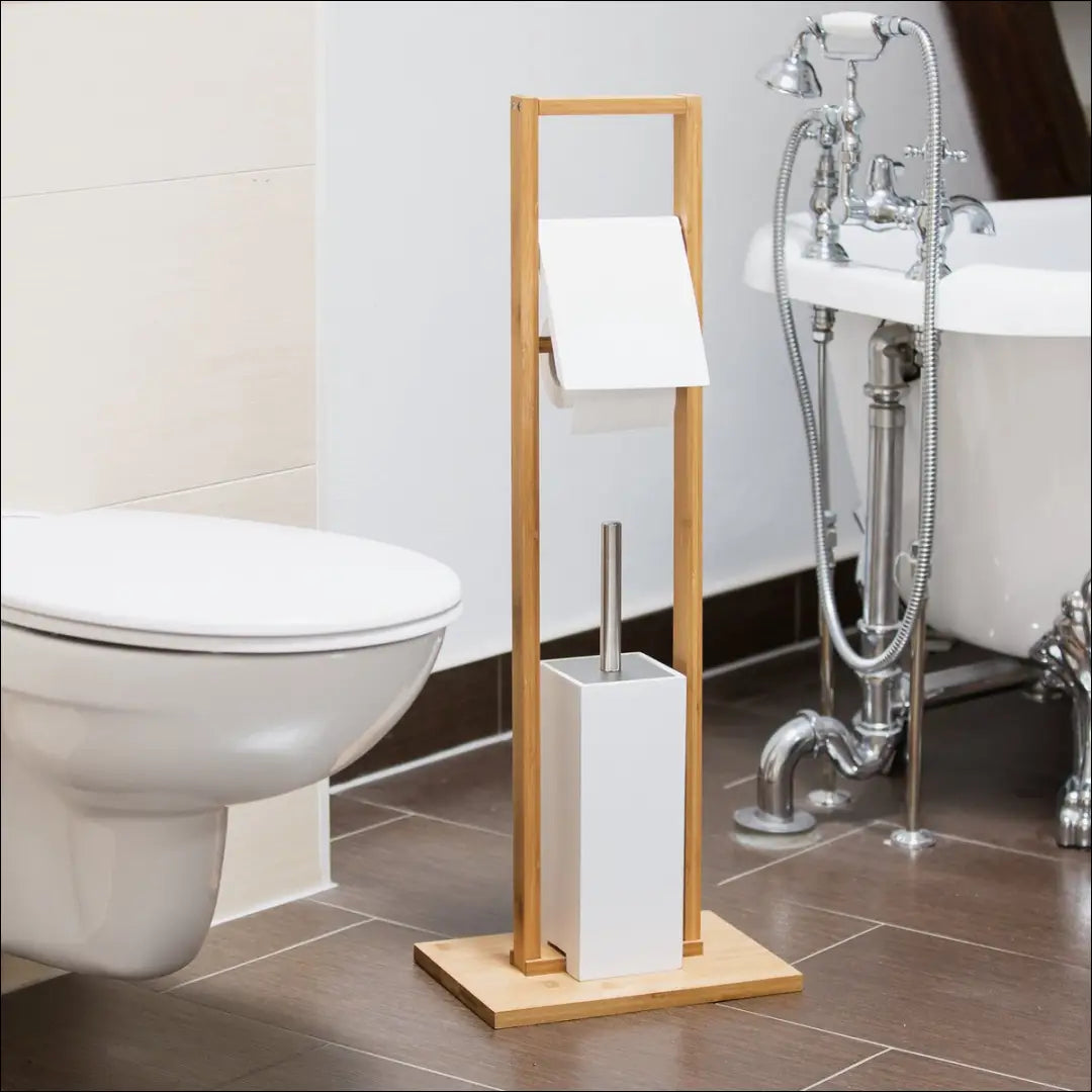 Tualeto šepetys su popieriaus laikikliu DI10334 - €21 Save 50% __label:Pristatymas 1-2 d.d., color-balta, color-ruda,
