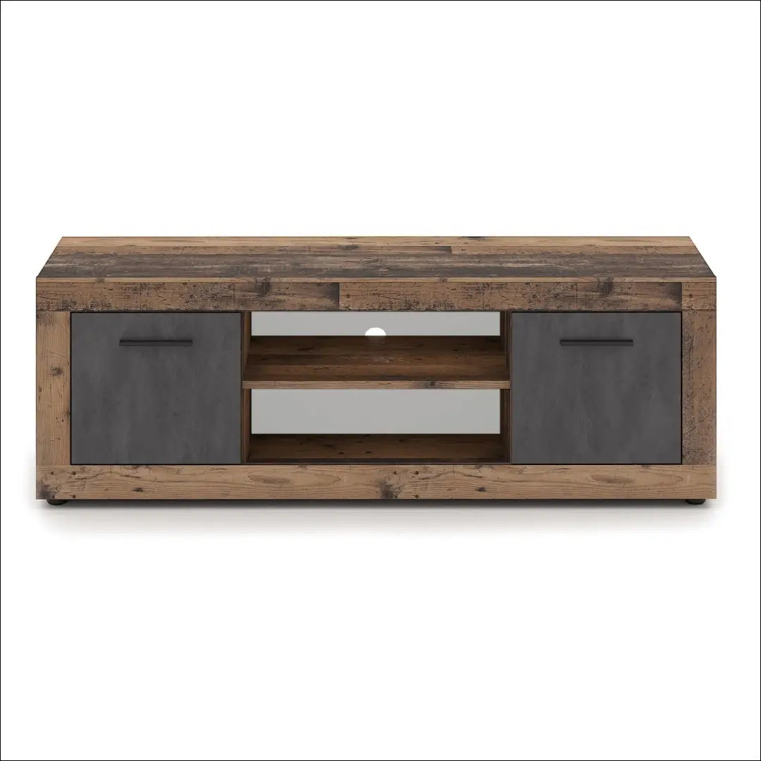 TV spintelė ąžuolo spalvos / grafito 140 cm TE1194 - €87 Save 10% 50-100, __label:Pristatymas 5-14 d.d., elite, Szafki