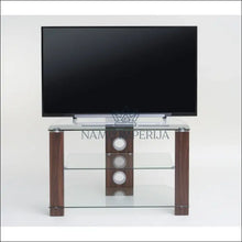 Įkelti vaizdą į galerijos rodinį, TV staliukas SI1080 - €56 Save 55% 50-100, color-ruda, material-mediena, material-stiklas, svetaines €50 to €100
