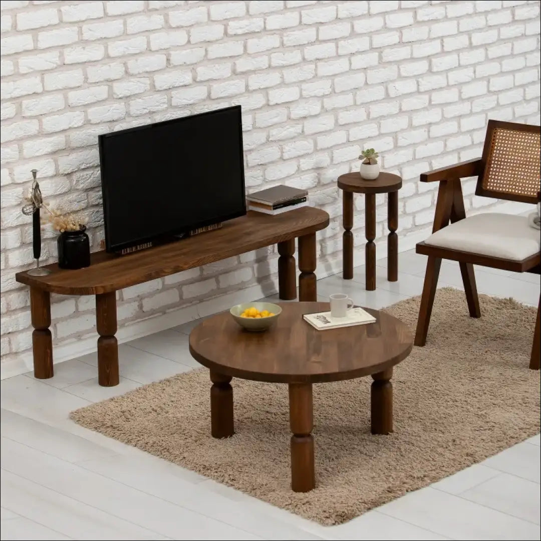 TV staliukas SI1242 - €192 Save 60% 100-200, __label:Pristatymas 1-2 d.d., color-ruda, material-medzio-masyvas,