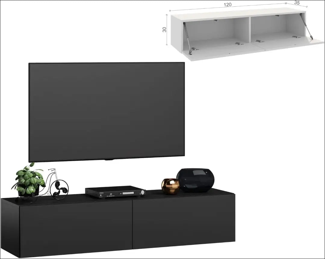 TV staliukas SI1625 - €74 Save 50% 50-100, __label:Pristatymas 1-2 d.d., color-juoda, material-mediena, svetaines €50