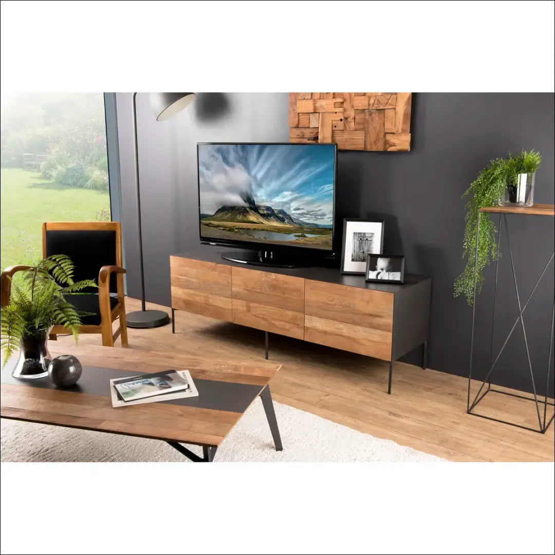 TV staliukas SI1861 - €290 Save 50% __label:Pristatymas 1-2 d.d., color-pilka, color-ruda, material-medzio-masyvas,