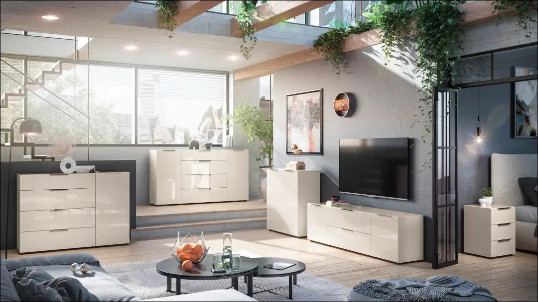 TV staliukas SI2041 - €194 Save 50% 100-200, __label:Pristatymas 1-2 d.d., color-kremas, material-mediena,