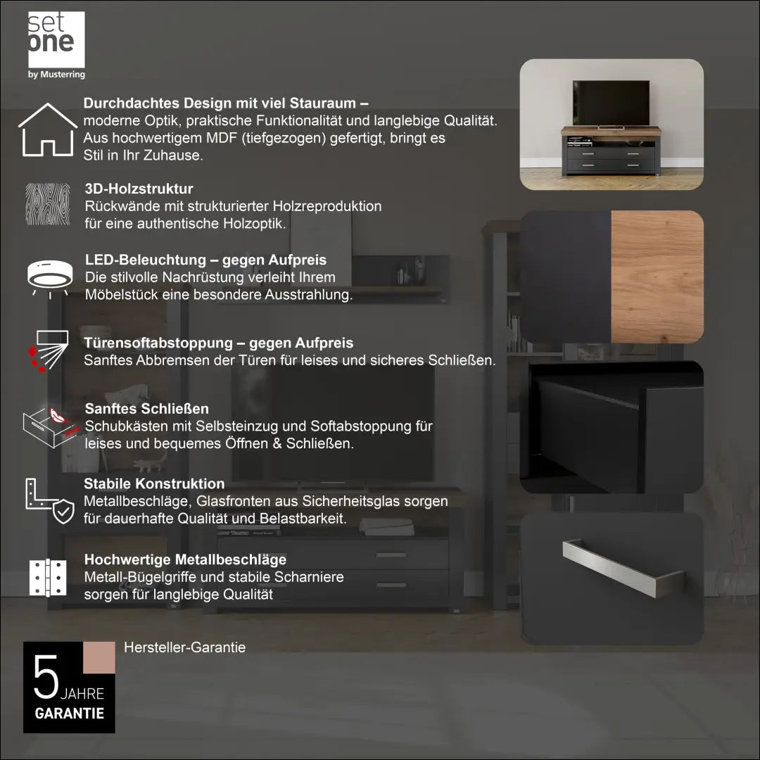 TV staliukas SI2114 - €240 Save 50% __label:Pristatymas 1-2 d.d., color-pilka, color-ruda, material-mdf,