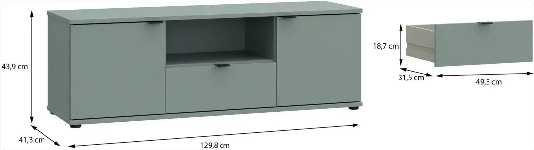 TV staliukas SI2116 - €105 Save 50% 100-200, __label:Pristatymas 1-2 d.d., color-zalia, material-mediena, svetaines
