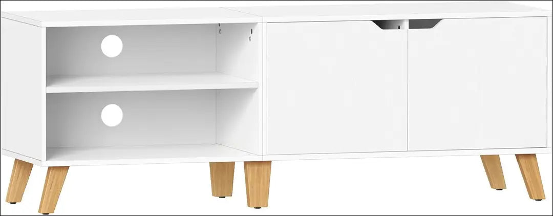 TV staliukas SM1243 - €102 Save 40% 100-200, __label:Pristatymas 5-14 d.d., notouch30, song, spalva-balta 140x40x45cm