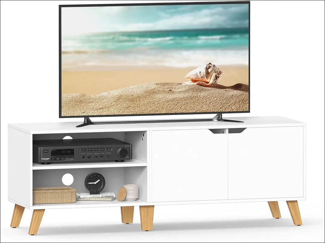 TV staliukas SM1243 - €102 Save 40% 100-200, __label:Pristatymas 5-14 d.d., notouch30, song, spalva-balta 140x40x45cm