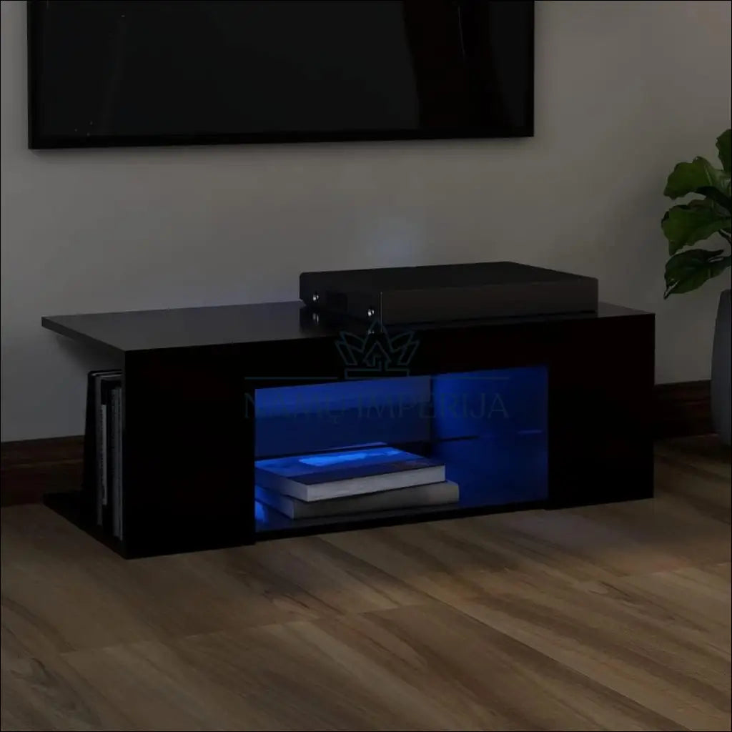 TV staliukas su LED apšvietimu SI1799 €39 Save 50% 25 50, __label:Pristatymas 1 2 d.d., color juoda, material mediena,