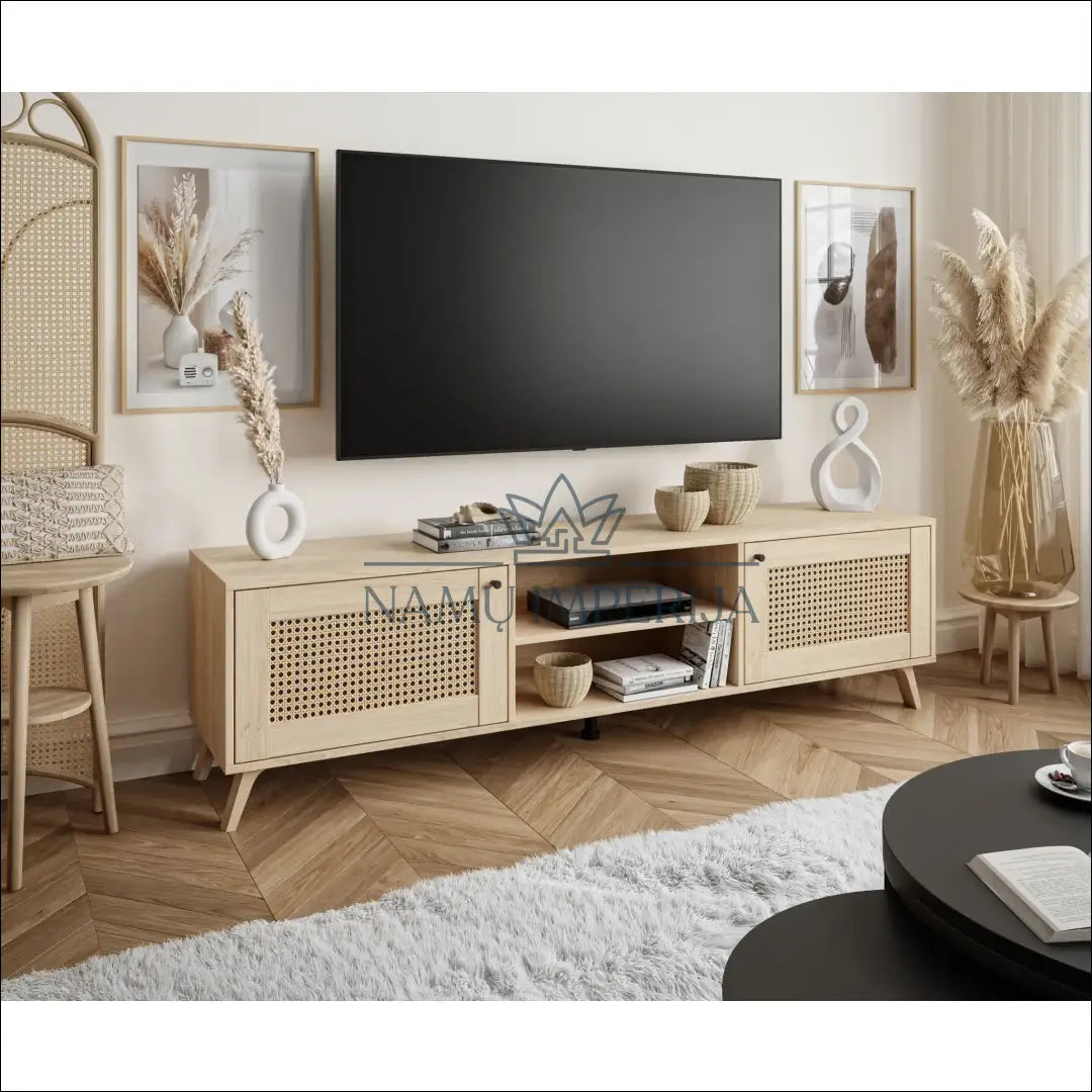 TV staliukas su sieninėmis lentynomis SI1646 - €245 Save 50% __label:Pristatymas 1-2 d.d., color-ruda,