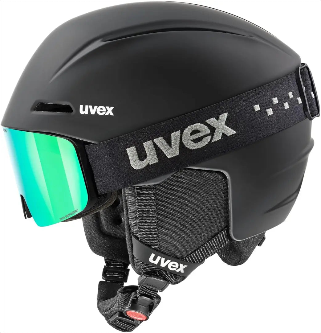 „Uvex Unisex Youth Viti Set“ slidinėjimo šalmas SP188 - €51 Save 50% 50-100, __label:Pristatymas 1-2 d.d., color-juoda,