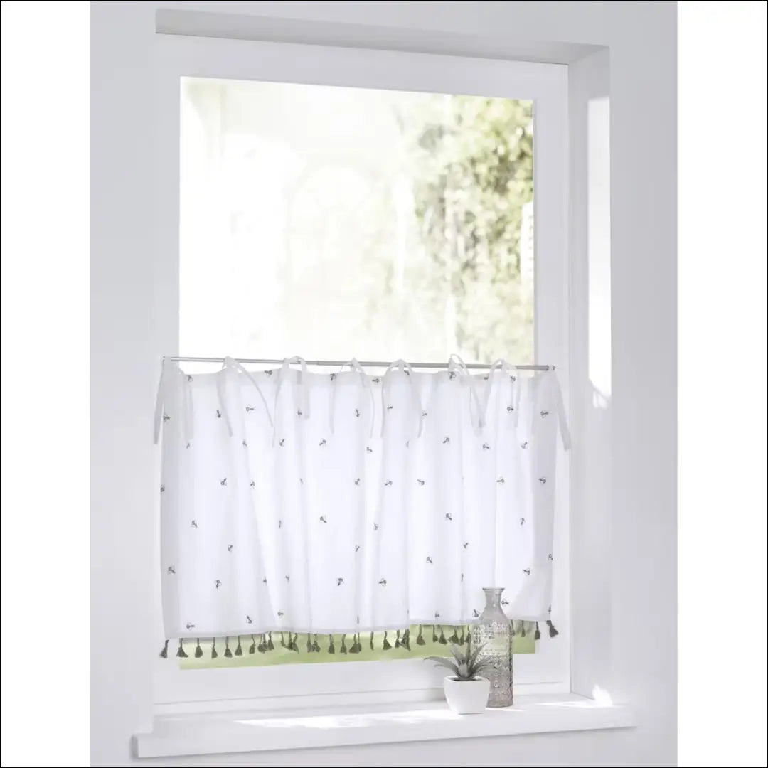 Užuolaida (2 dalys) DI11443 - €14 Save 50% __label:Pristatymas 1-2 d.d., color-balta, color-ruda, material-medvilne,