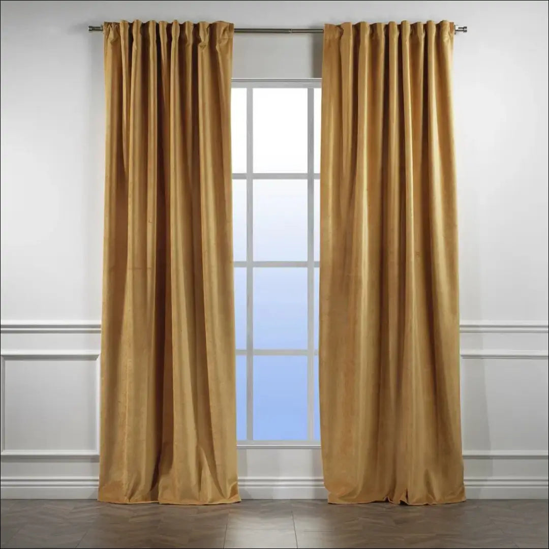 Užuolaida DI10354 - €65 Save 50% 50-100, __label:Pristatymas 1-2 d.d., color-geltona, material-aksomas,