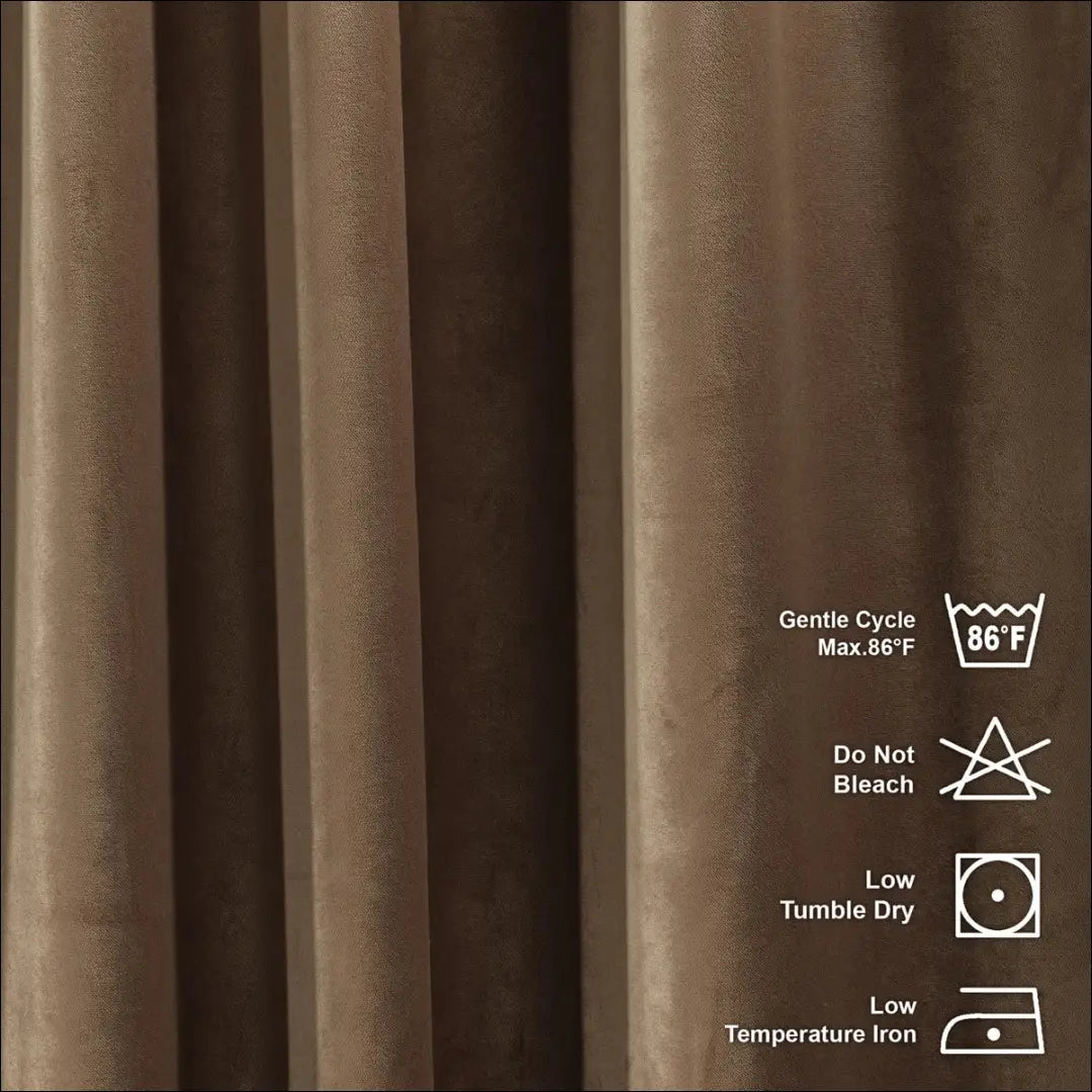 Užuolaida DI11045 - €87 Save 50% 50-100, __label:Pristatymas 1-2 d.d., color-ruda, material-aksomas,