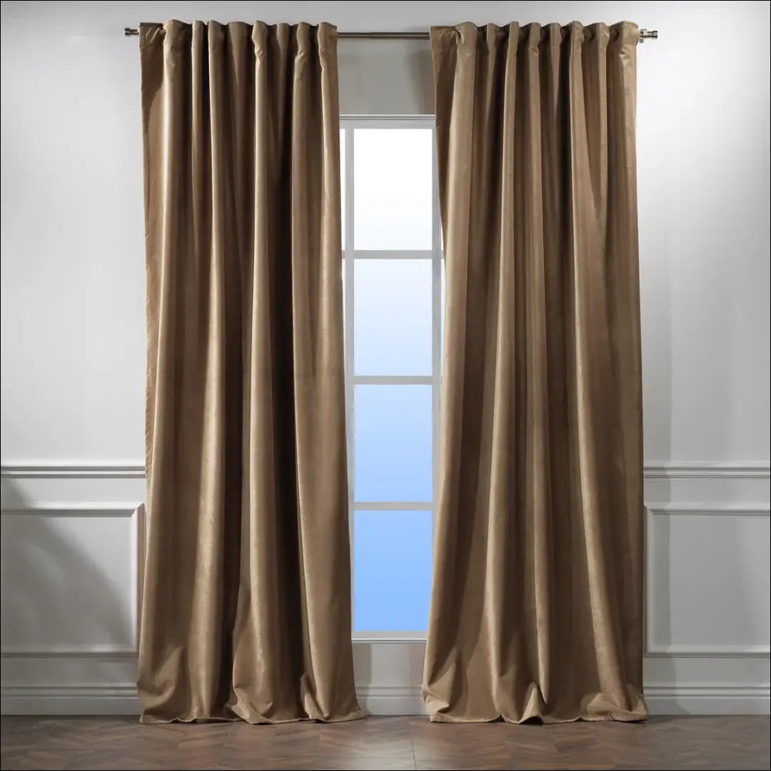 Užuolaida DI11045 - €87 Save 50% 50-100, __label:Pristatymas 1-2 d.d., color-ruda, material-aksomas,