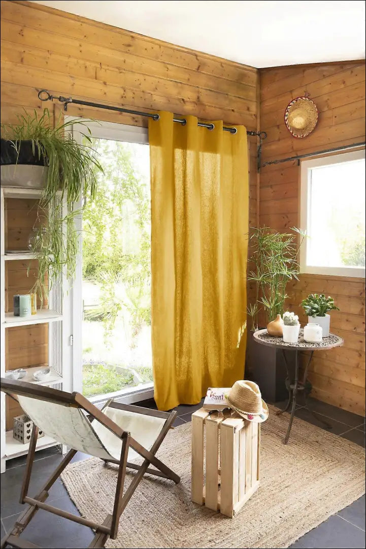 Užuolaida DI11227 - €18 Save 50% __label:Pristatymas 1-2 d.d., color-geltona, material-medvilne, tekstile, under-25 Iki