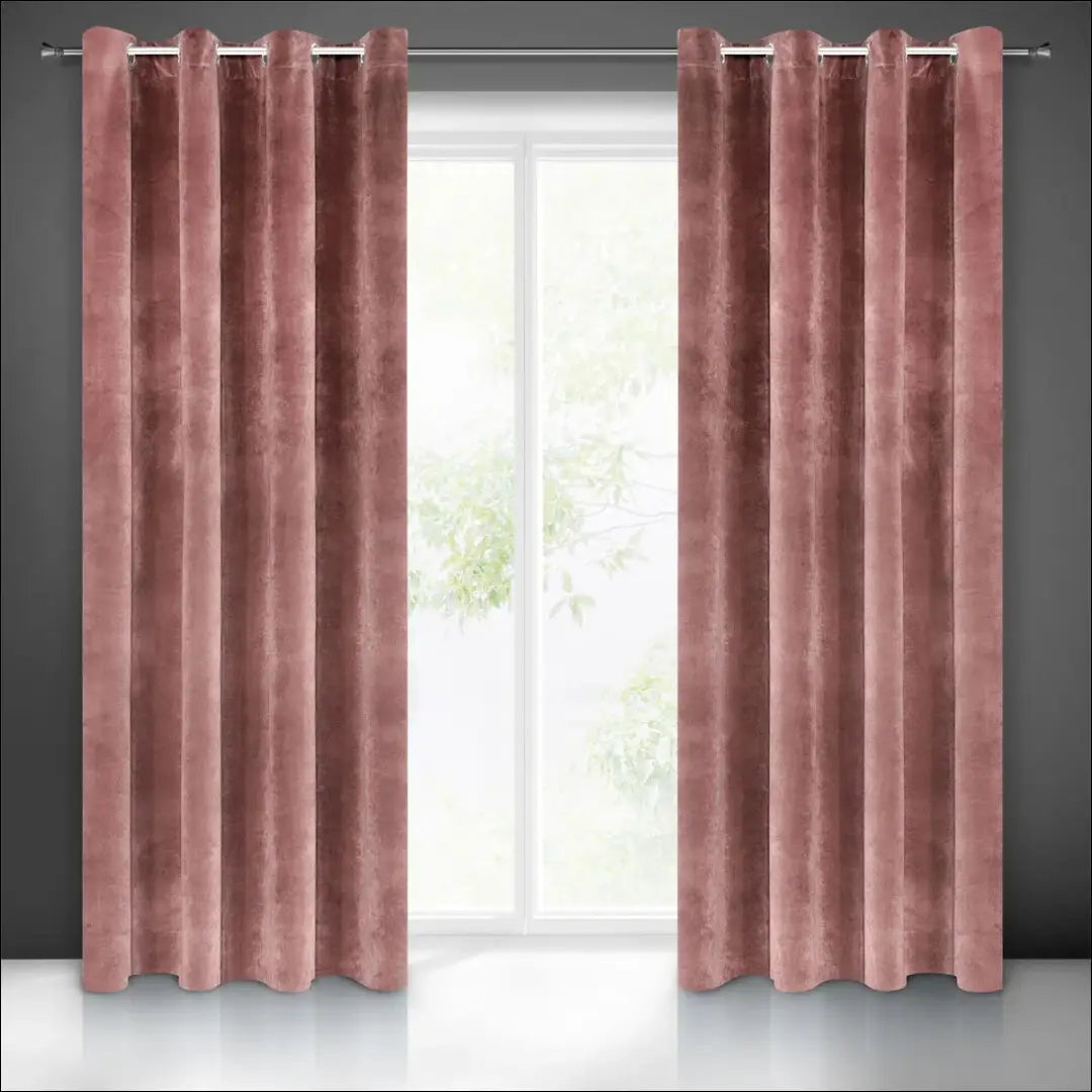 Užuolaida DI11429 - €29 Save 50% 25-50, __label:Pristatymas 1-2 d.d., color-rozine, material-aksomas,