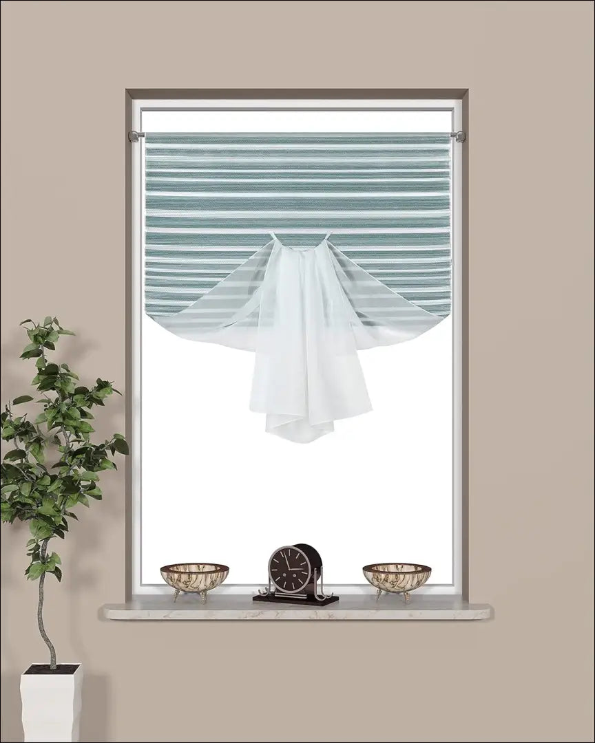 Užuolaida DI11652 - €19 Save 50% __label:Pristatymas 1-2 d.d., color-balta, color-zalia, material-poliesteris, tekstile