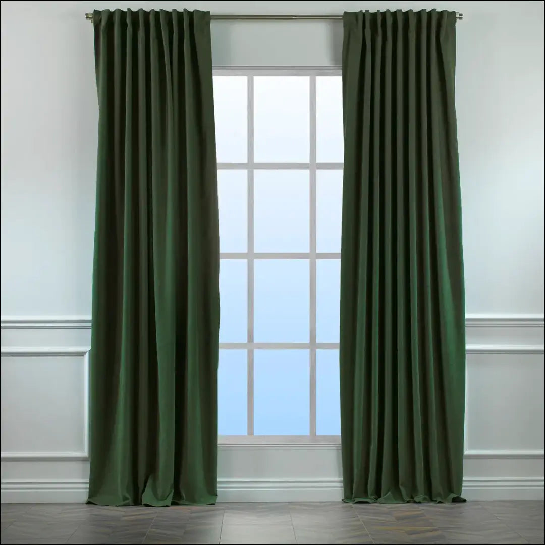 Užuolaida DI11760 - €35 Save 50% 25-50, __label:Pristatymas 1-2 d.d., color-zalia, material-aksomas,