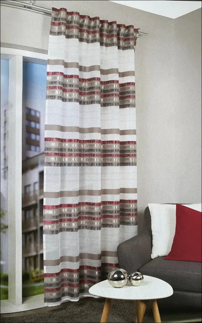 Užuolaida DI11778 - €22 Save 50% __label:Pristatymas 1-2 d.d., color-balta, color-pilka, color-raudona,
