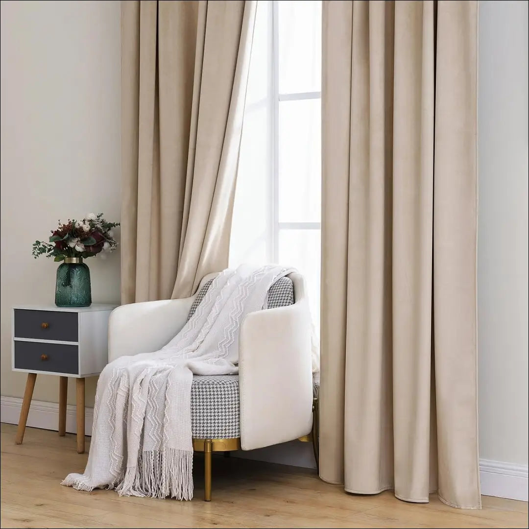Užuolaida DI11795 - €70 Save 50% 50-100, __label:Pristatymas 1-2 d.d., color-smelio, material-aksomas,