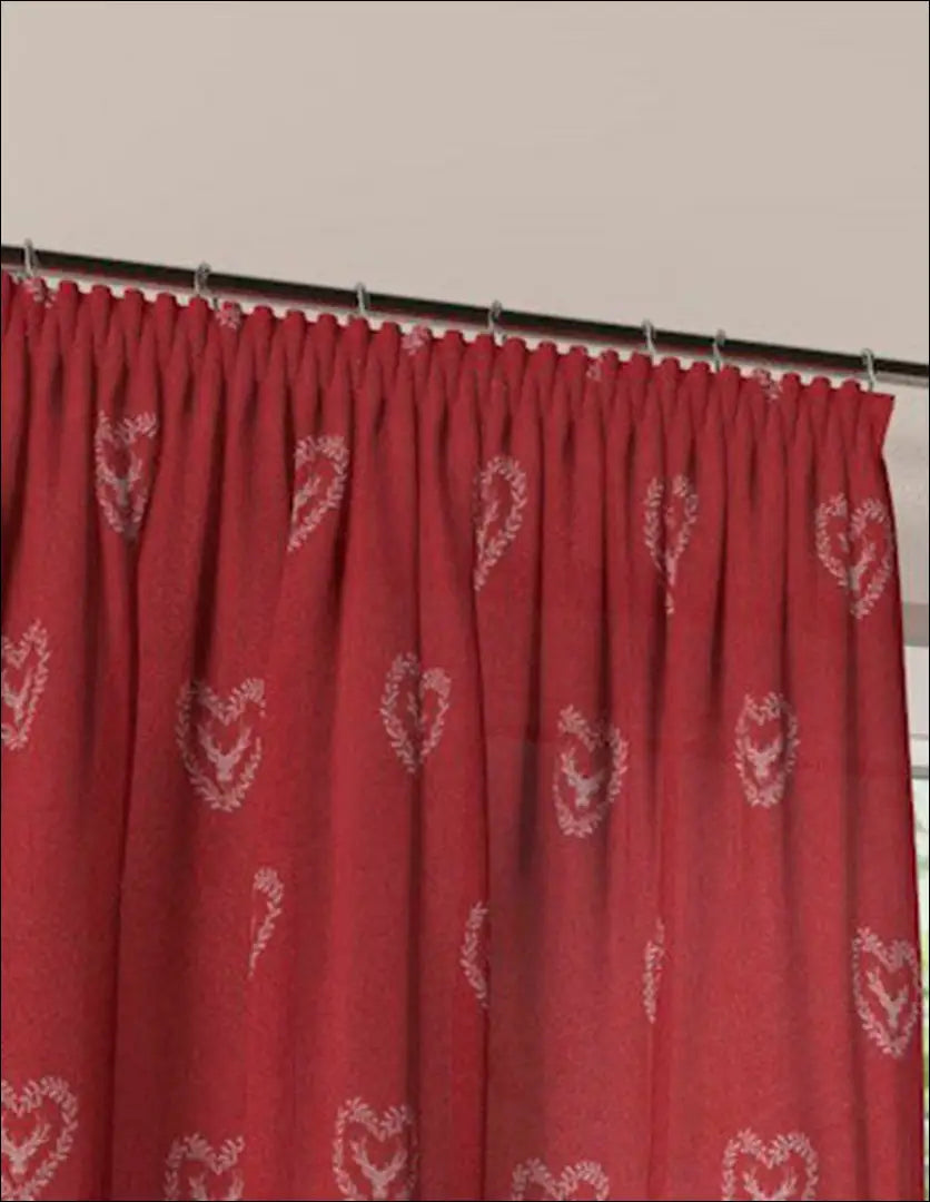Užuolaida DI12302 - €38 Save 50% 25-50, __label:Pristatymas 1-2 d.d., color-raudona, kaledos, material-poliesteris €25