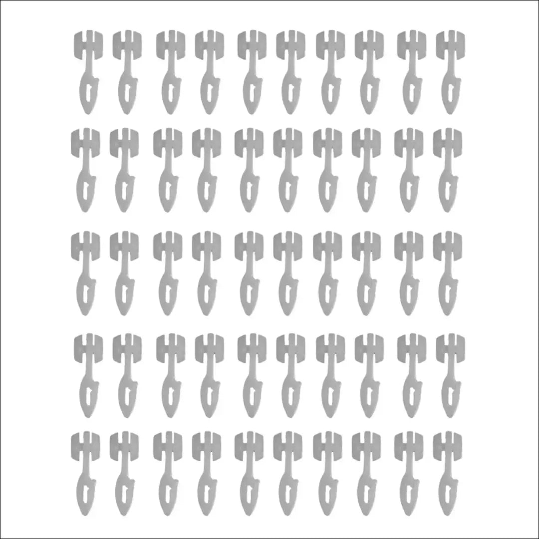 Užuolaidų bėgeliai (50vnt) DI11709 - €4 Save 50% __label:Pristatymas 1-2 d.d., color-balta, kita, material-plastikas,