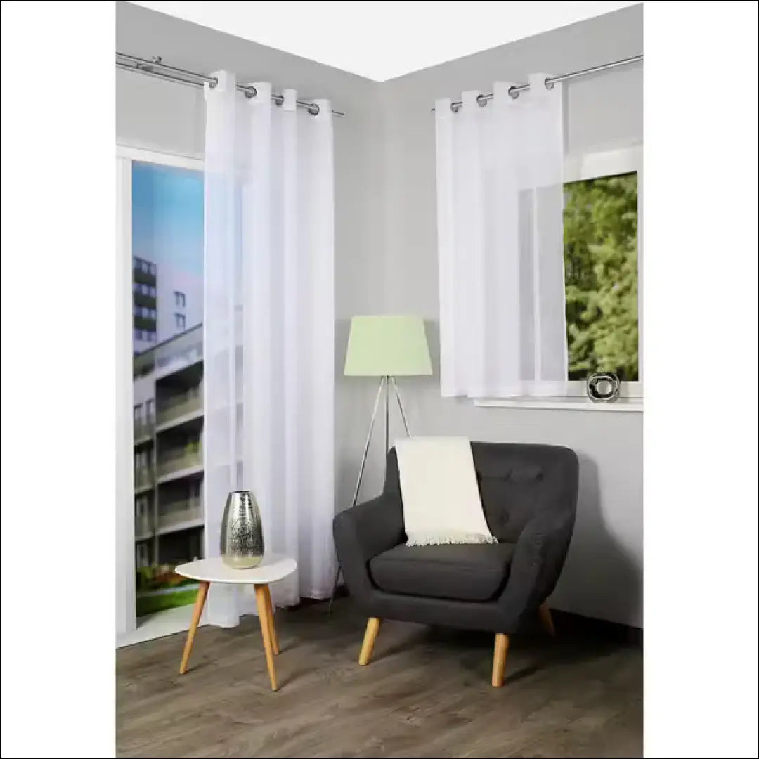 Užuolaidų komplektas (2vnt) DI10037 - €22 Save 55% __label:Pristatymas 1-2 d.d., color-balta, material-poliesteris,