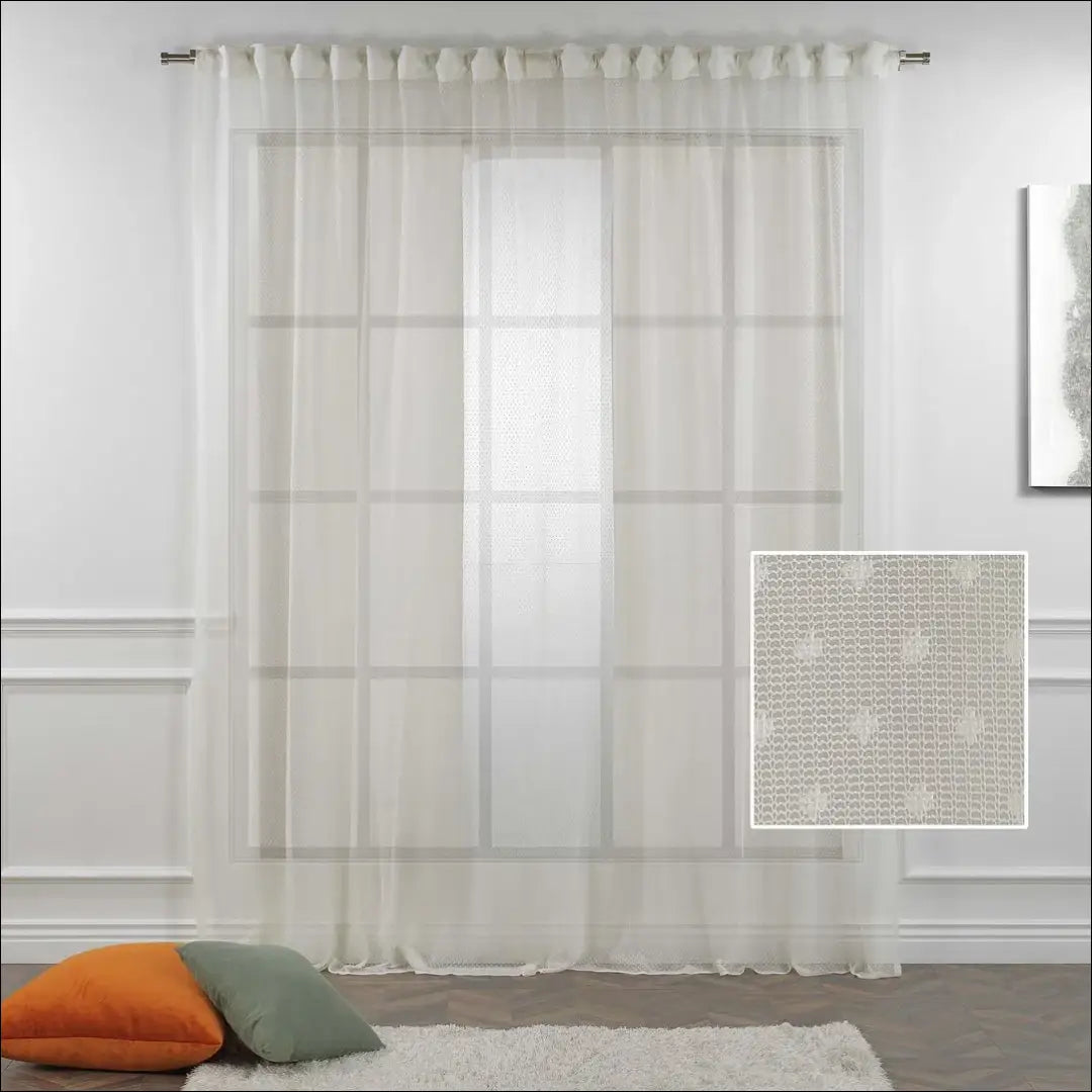 Užuolaidų komplektas (2vnt) DI11216 - €42 Save 50% 25-50, __label:Pristatymas 1-2 d.d., color-kremas,